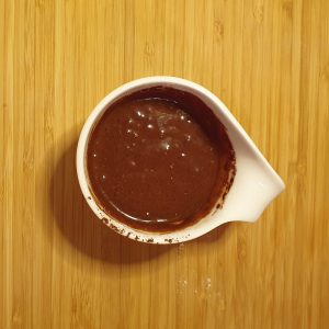 Choco cake in een kopje - stap 2