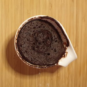 Choco cake in een kopje - stap 4