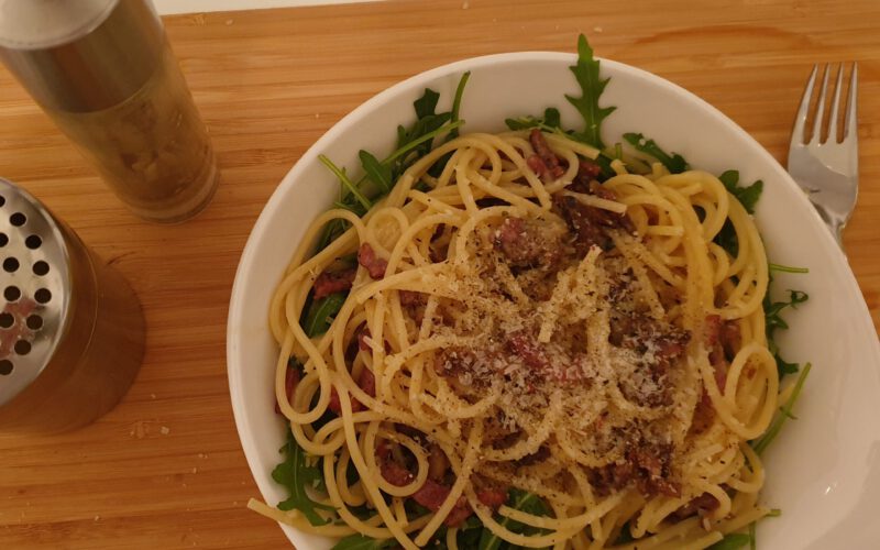 Spaghetti carbonara - resultaat