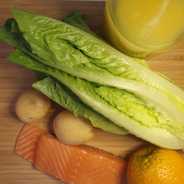 Aardappelsalade met zalm