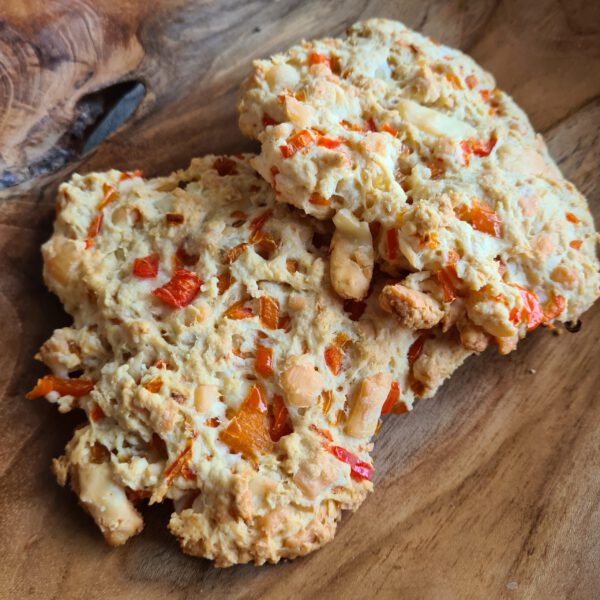 Zelfgemaakt broodje voor bij een zelfgemaakt soepje.