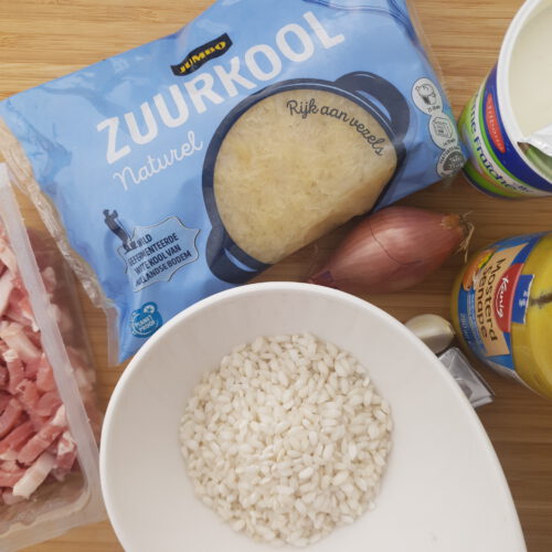 Zuurkoolrisotto