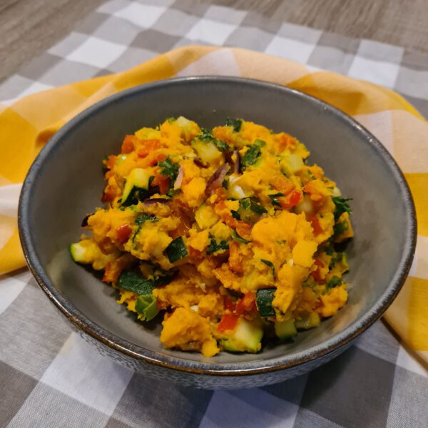Stamppot zoete aardappel