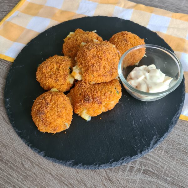 Groentenkroketbollen uit de oven