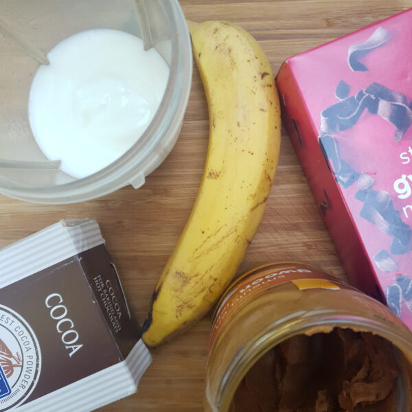Pindakaas smoothiebowl